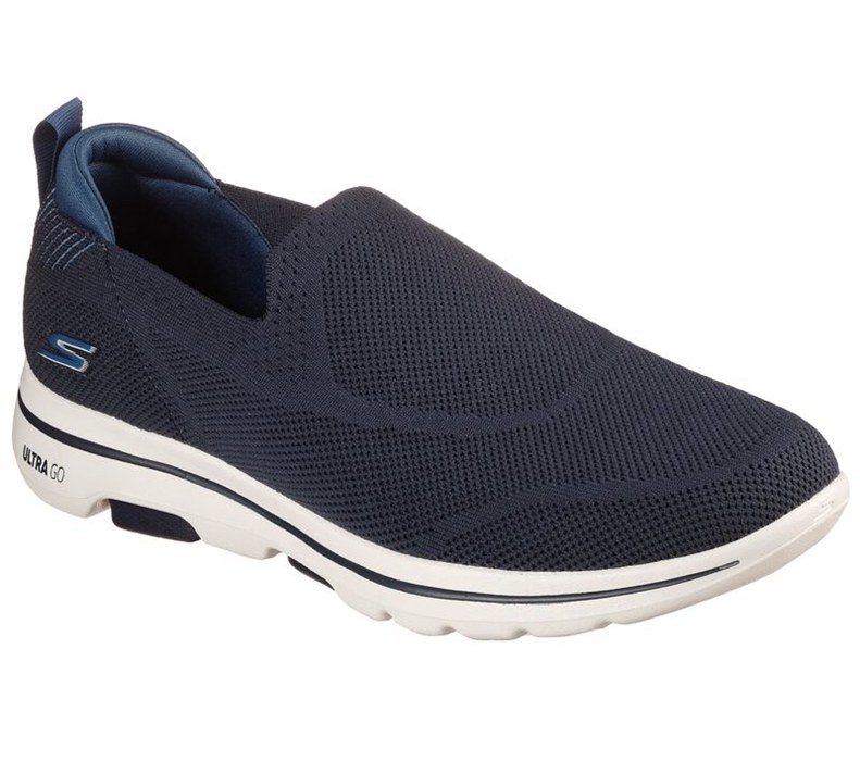 Skechers Herr Marinblå/Blå Slip On - Gowalk 5 - Ritical - Sverige (QYKGD-4065)